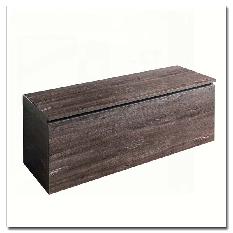 Banc de rangement Dean en gris rustique