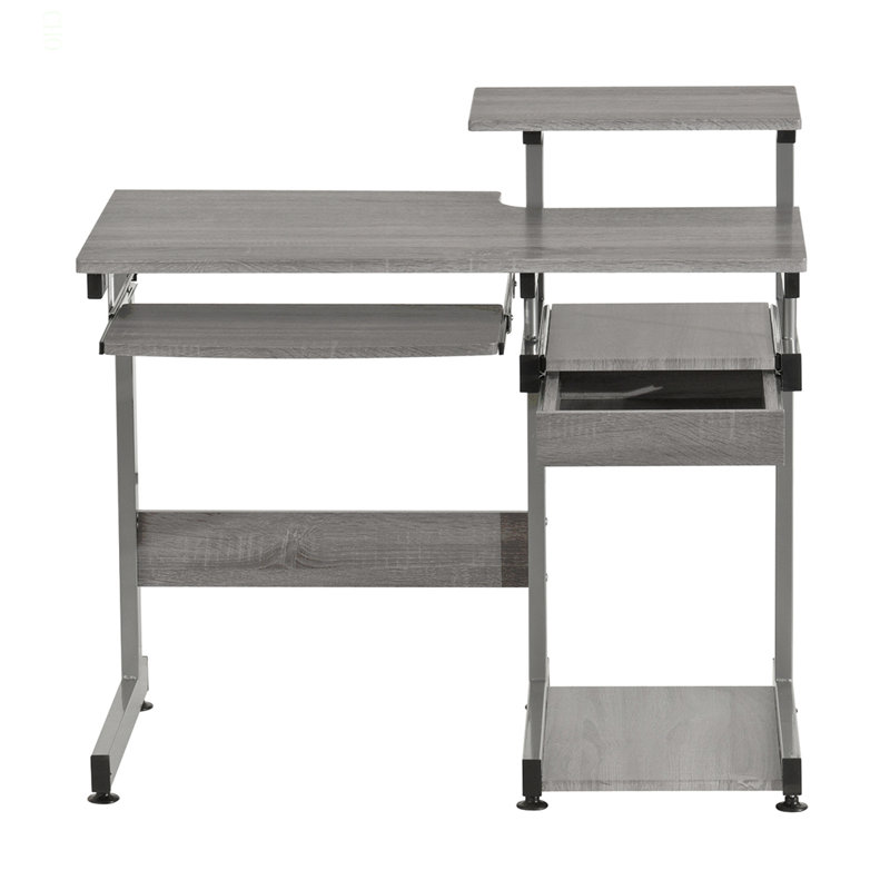 Complete Computer Workstation Desk, Grey