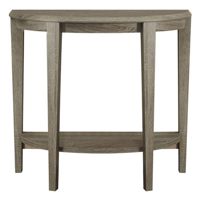 Tay Contemporary Console Table with Brown Laminate, 32.36'' H X 35.77'' W X 11.45'' D 