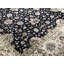 Hand-Knotted High-Quality Black and Brown Square Area Rug