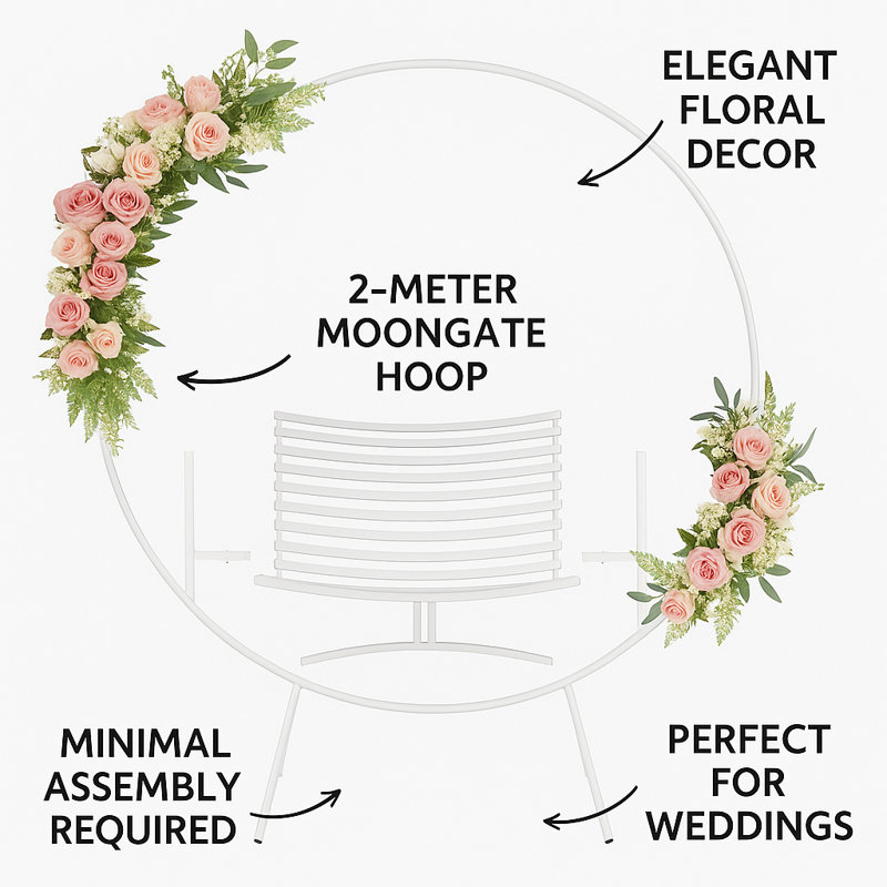 Metal Backdrops & Signs, White