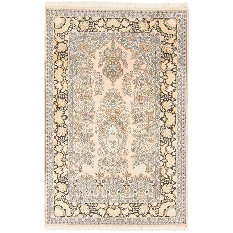Rectangle 124 cm x 184 cm Oriental Cotton Hand Woven Area Rug