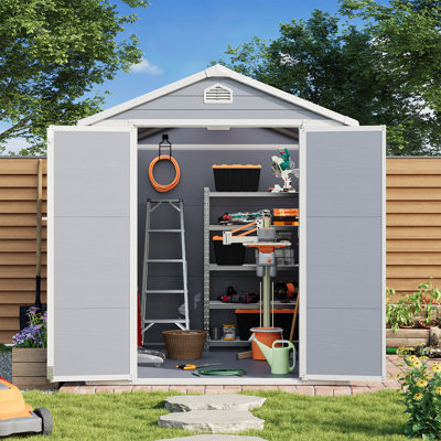 6'x8' Resin Outdoor Storage Shed