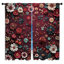 Rideaux de fenêtre à motif floral obscurcissant et obscurcissant - 2 panneaux