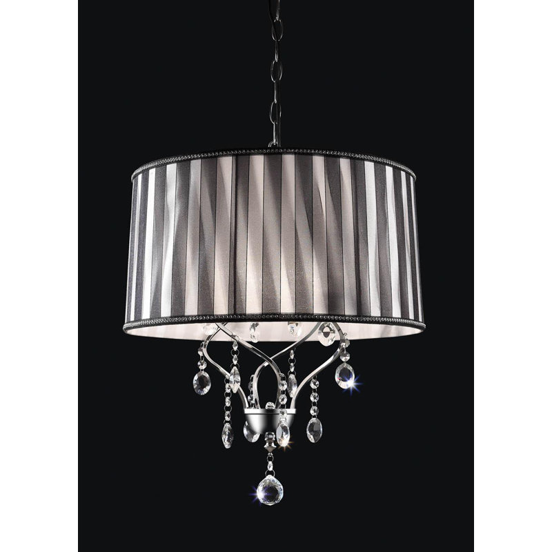 Luminaire suspendu tambour 1 lumière Broomdale