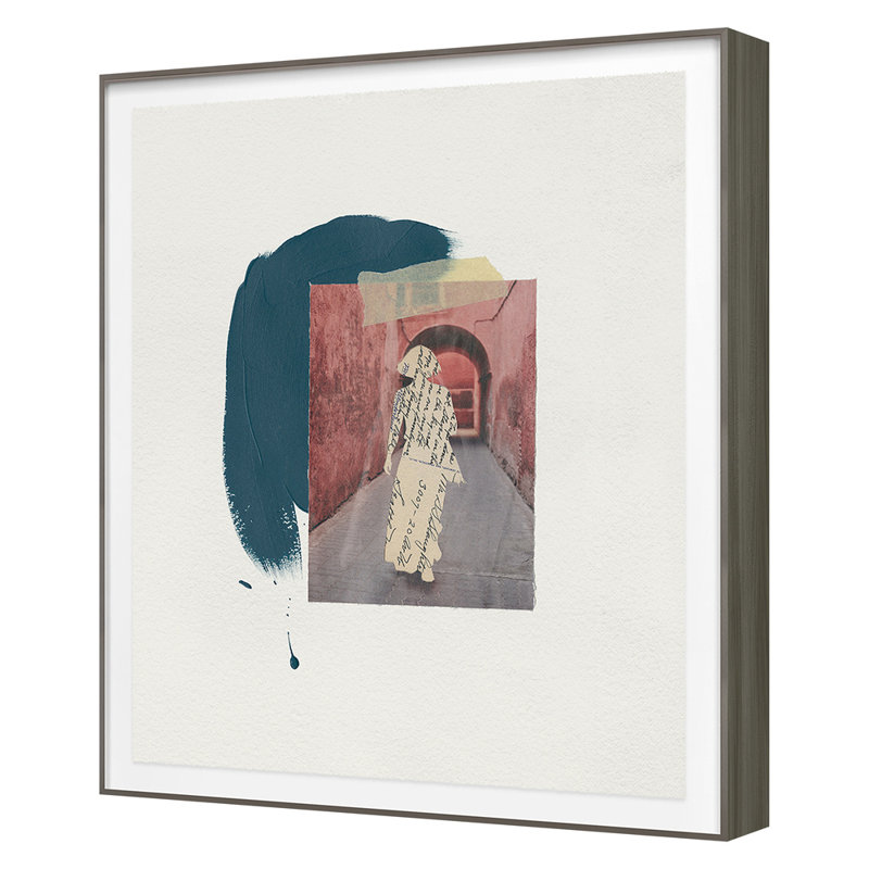 Style Sketch 1 Print by Jones, Emma, Gray Framed, 30" H x 25" W