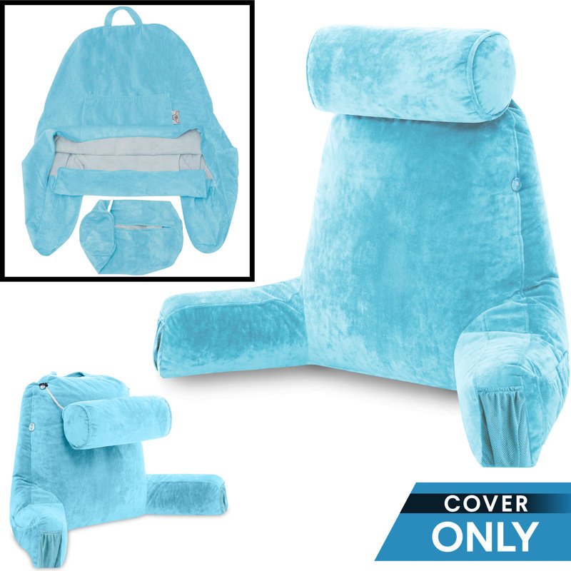 Housse de coussin d'extérieur, Bleu Caroline