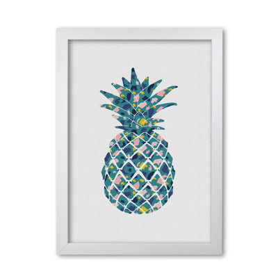Teal Pineapple - Print