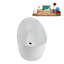 Baignoire autoportante 67 "avec drain 67" Streamline-102211137