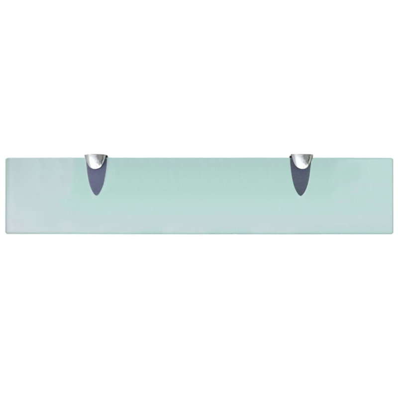 Annalys 2 Piece Floating Shelf, 0.31" H x 19.6" W x 3.9" D, Transparent