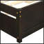 Base de lit simple avec lit gigogne en bois-1017250357