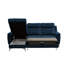 Izola 3 Seater Velvet Sofa Bed-1177284041-1177284083