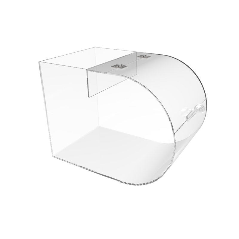 Porte-gobelet transparent en acrylique Rodrigo Plaxiglass Curve