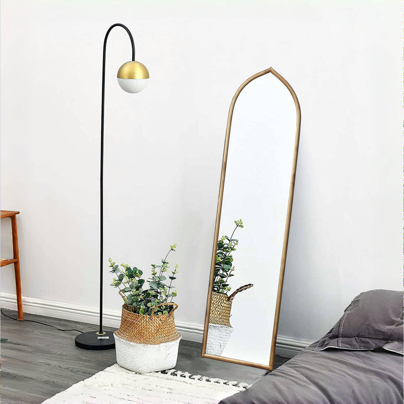 Solange Metal Flat Full Length Mirror | Modern Design