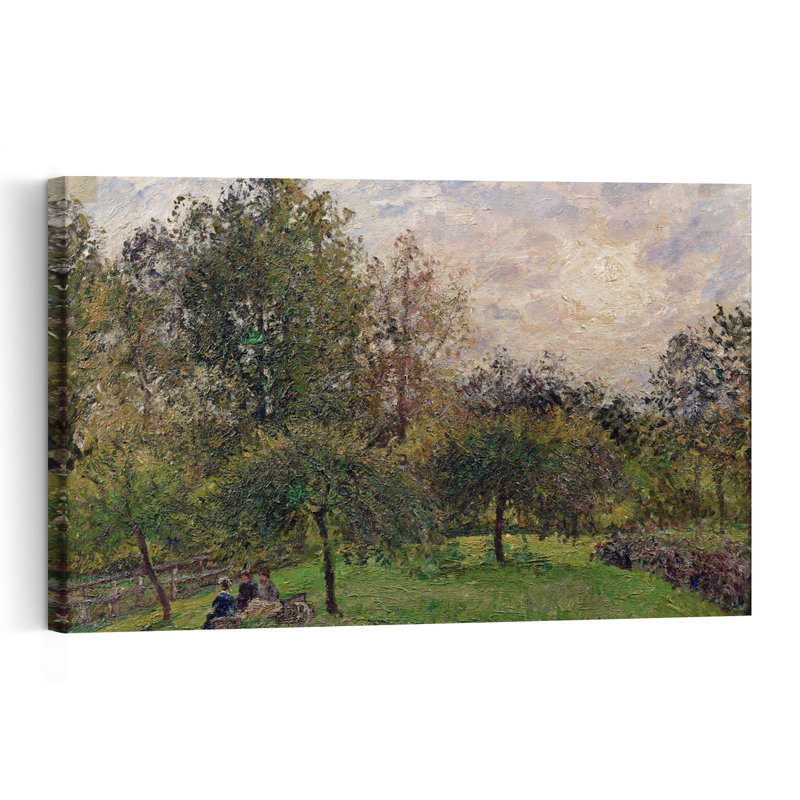 Apple Trees And Poplars In The Setting Sun, 1901 Impressionist Abstract Contemporary Landscape Nature Wall Art Print - Print