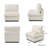 Kessi Slipcovered Armless Chair-1865500592