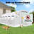 KING BIRD Premium 25x10x6.6FT Large Walk-in Greenhouse for Outdoors, Heavy Duty Galvanized Steel Frame, White-122938297-122938296