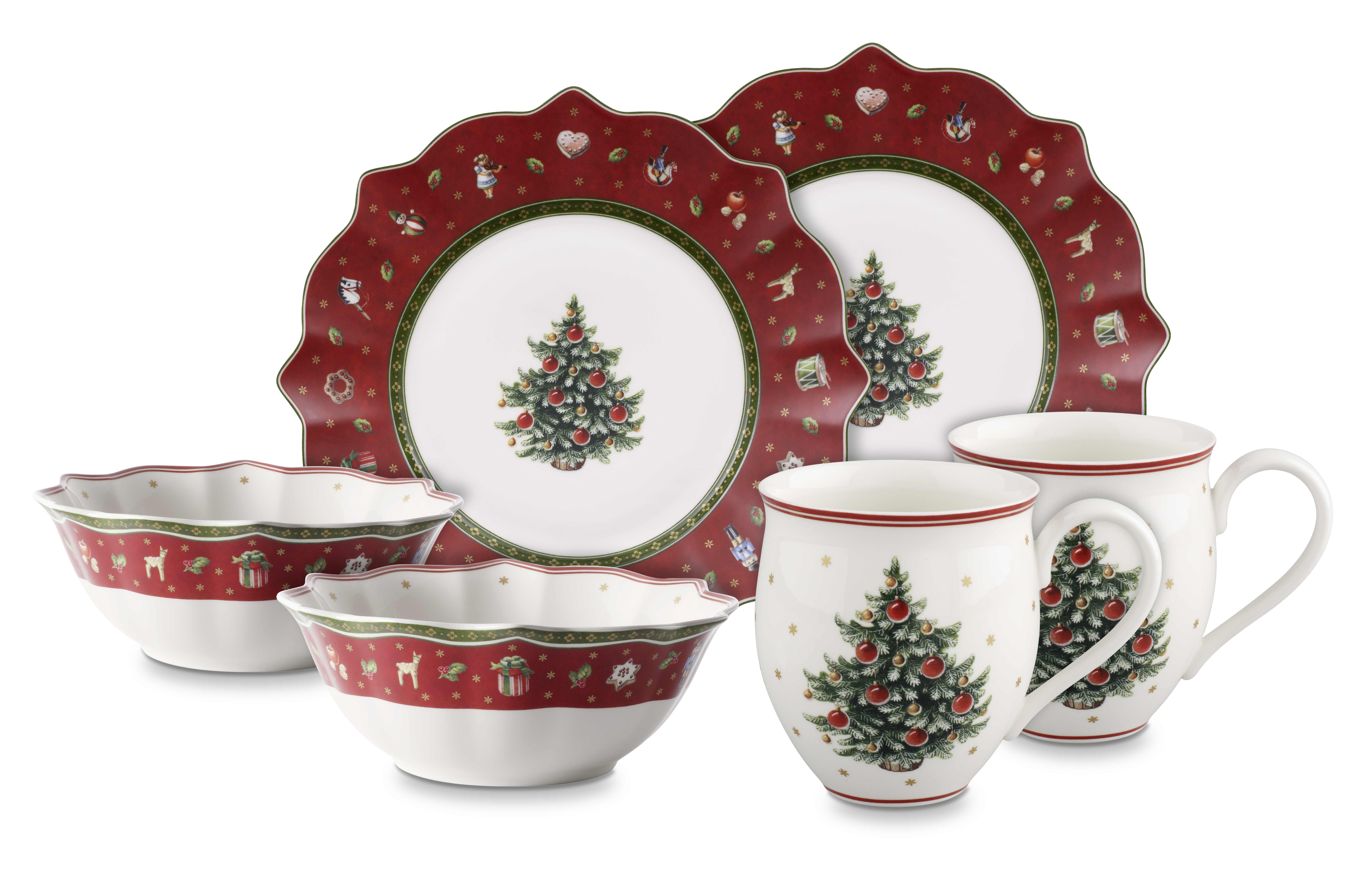 Villeroy & Boch Toys Delight Breakfast for 2, Red, Set 6 Pieces & Reviews | Wayfair