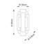Melora Steel LED Flush Mounted Sconce-373706820