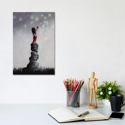 Little Garnet Fairy - Print on Canvas