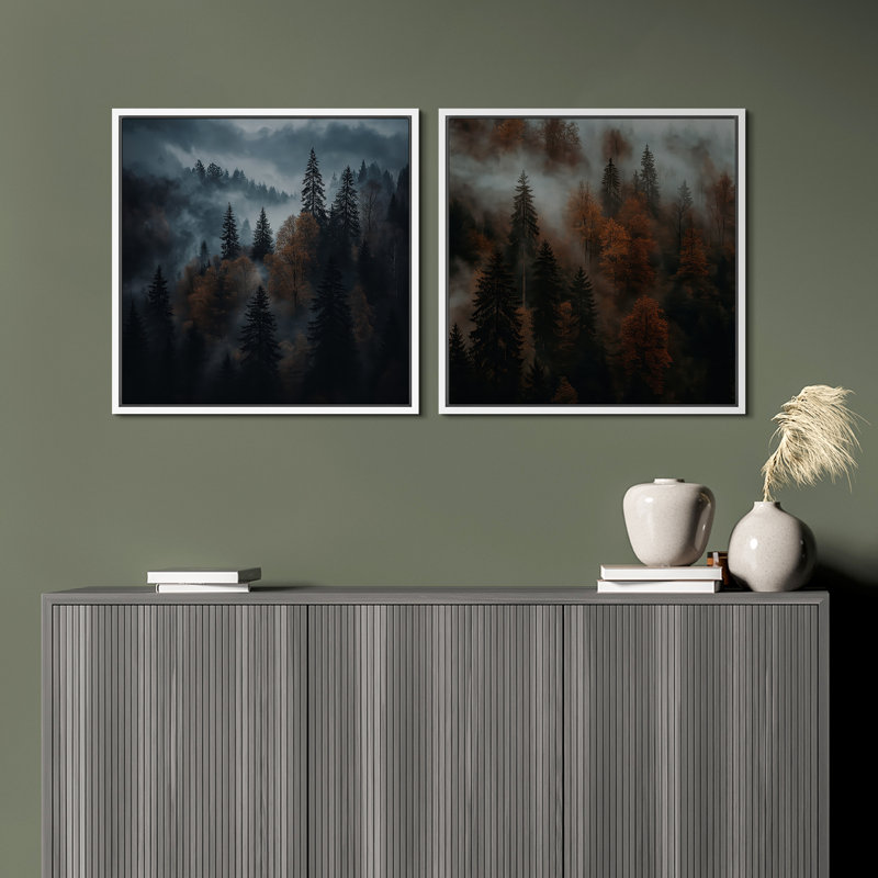 Art mural rétro encadré Fine Art Antique Classic pour chambre à coucher - 16 po x 16 po, H 16 po x l 32 po, Blanc