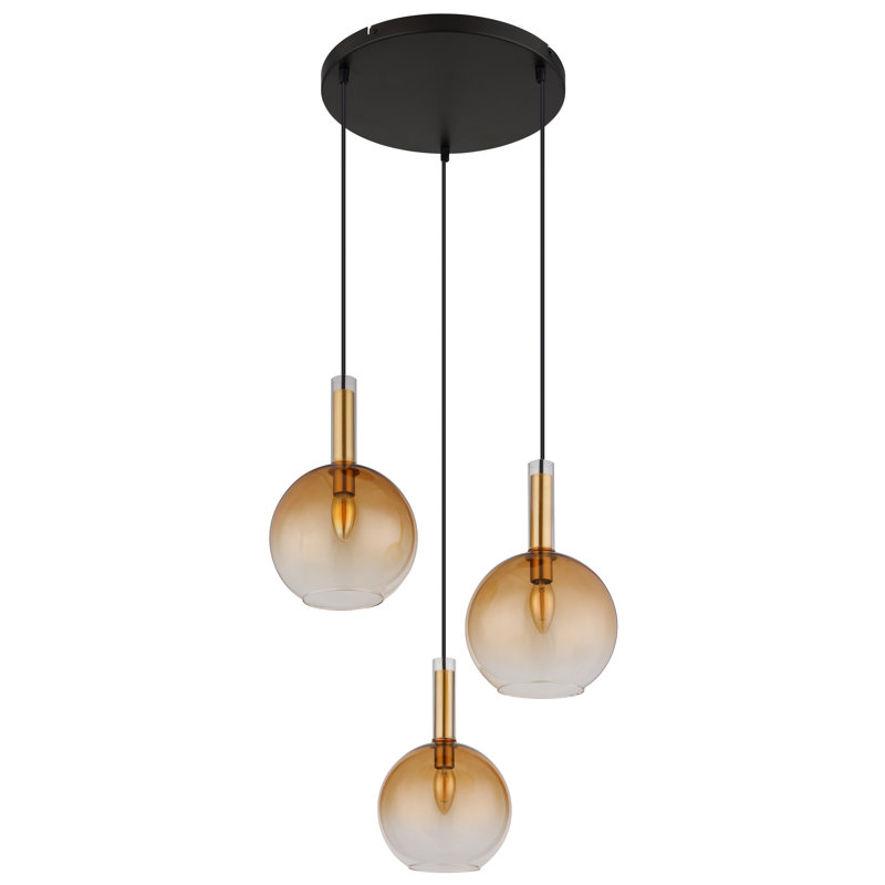 Baryram 3 - Light Matte Black Pendant