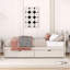 Base de lit plateforme avec 2 tiroirs de conception moderne-107287785