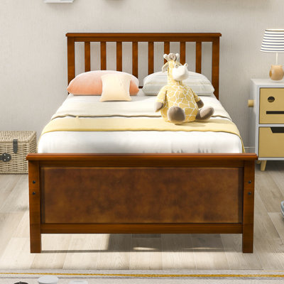 Solid Wood Slat Bed