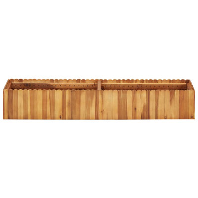 Cribb Solid Acacia Wood Raised Garden Bed