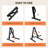  Folding Guitar Stand Floor A-Frame with Foam Arms Black Instrument Display Stand Universal Fit for Acoustic Guitars Banjo Electric Bass