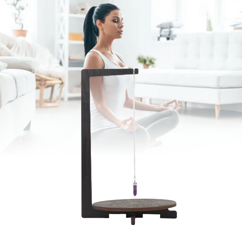 Pendule porte-cristal présentoir à bijoux étagère exquise pour salon méditation B