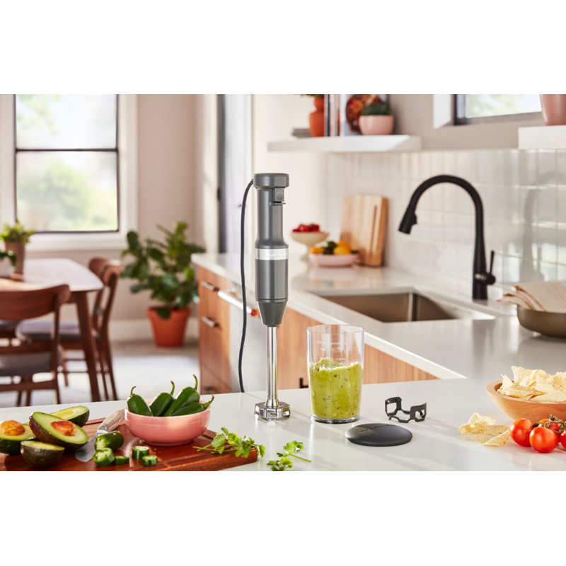 KitchenAid® Variable Speed Corded Hand Blender, Dark Grey