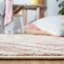 Tapis géométrique rose / or / beige-1880398568