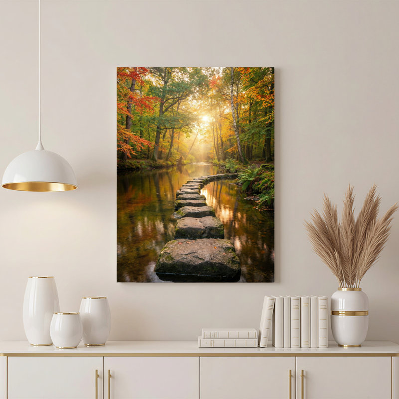 Gallery Wrap，Canvas Wall Art for Living Room, Bedroom, Office or Entryway – Decorative Wall Decor with Autumn Forest