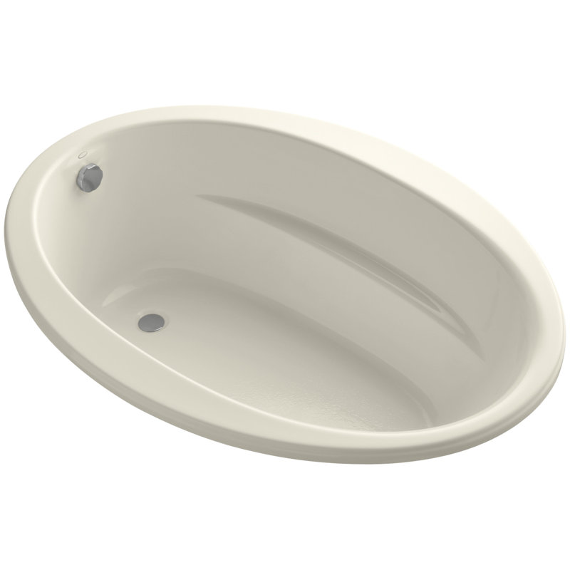 Sunward 60" x 42" Soaking Bathtub, Almond