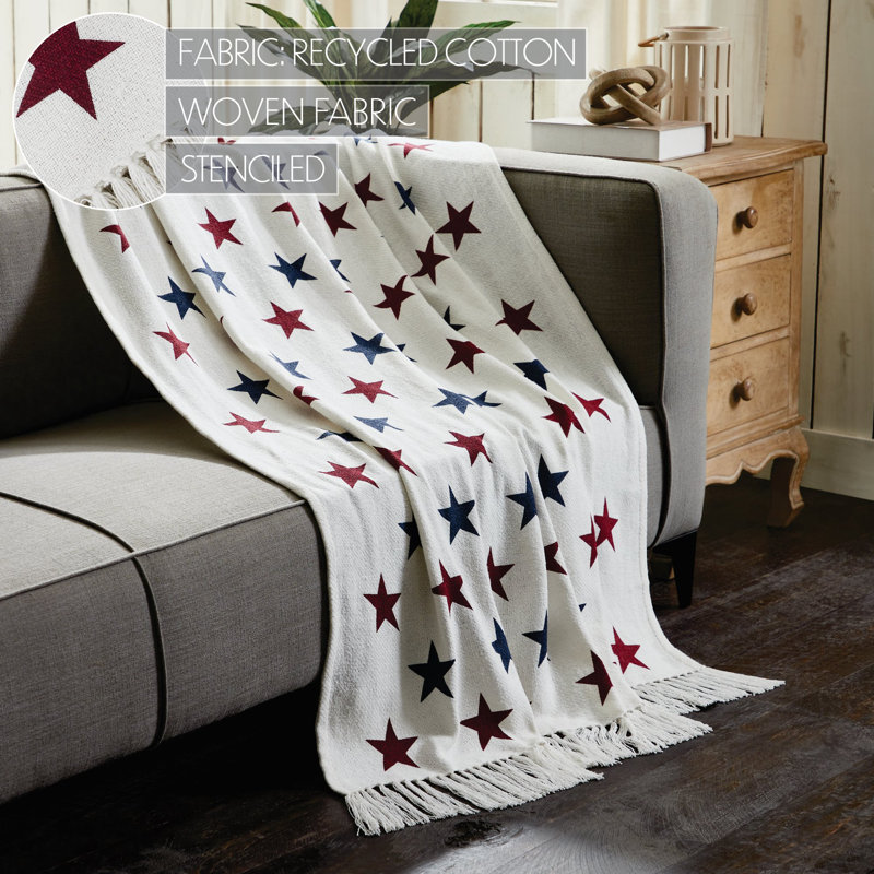 Jeté tissé Celebration Stars 50 x 60