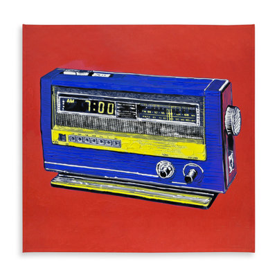 Retro Radio Alarm Tablecloth - Indoor/Outdoor Home Decor