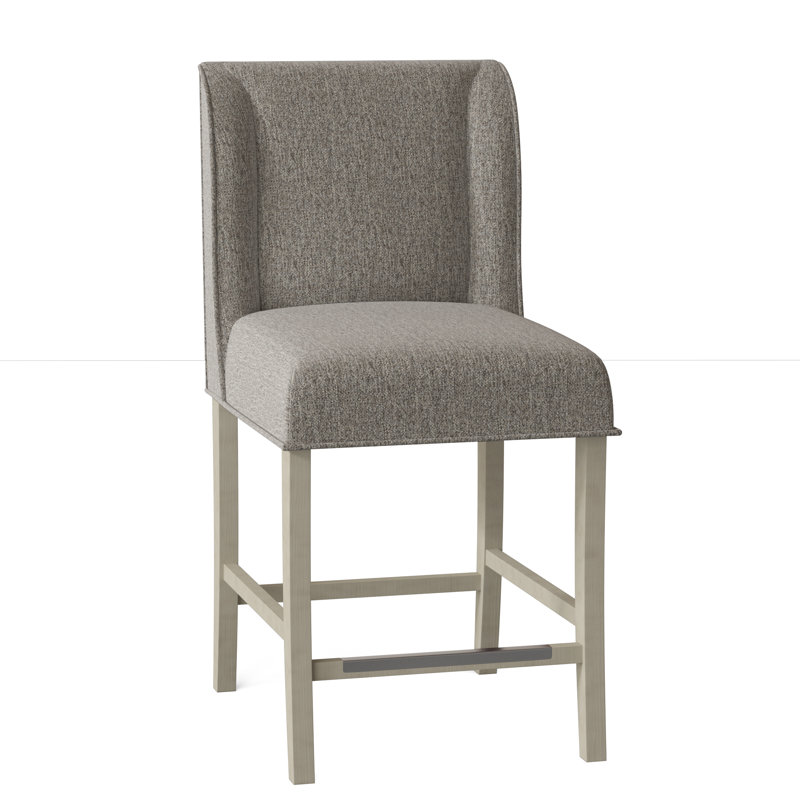 Tabouret de bar et de comptoir Dora, Amande chamois, 97% olé, 2% poly_9508 fumée