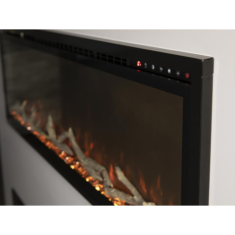 Foyer électrique encastré ou mural Modern Flames Spectrum Slimline, H 17 po x l 49,75 po x P 4,75 po