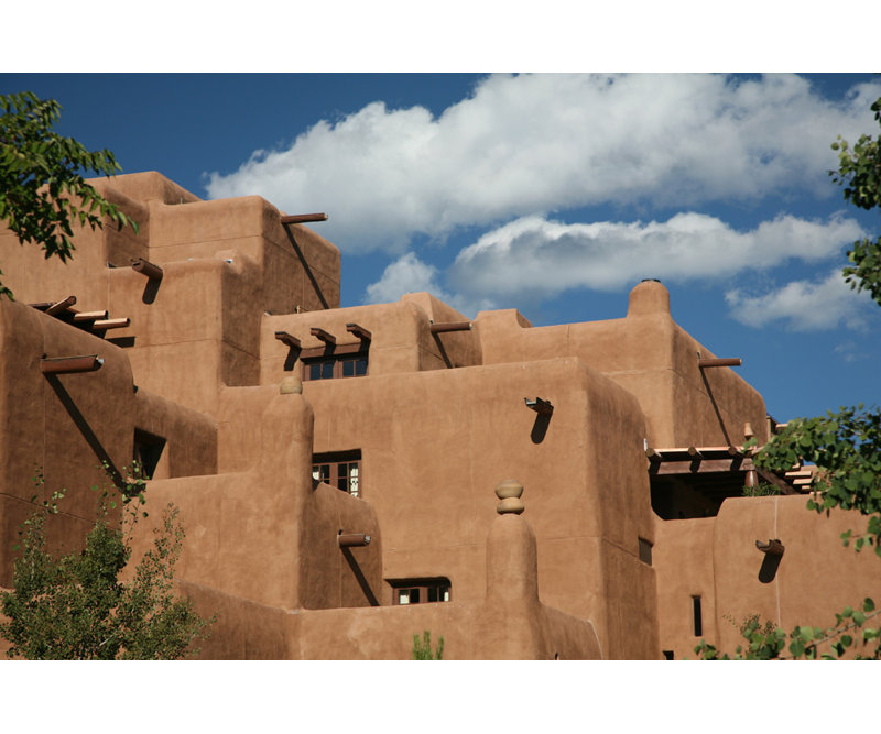 Adobe Pueblo, Santa Fe, Nouveau-Mexique, H 12 po x l 18 po