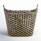 Seagrass Handmade Decorative and Functional Storage Basket with Handles
