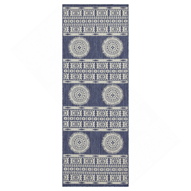 2 Ft. 7 In. X 7 Ft. 3 In. Indoor/Outdoor Area Rug, Runner 2'7" x 7'3"