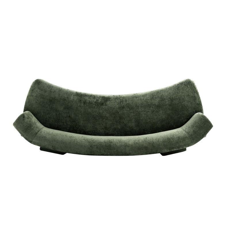 Giovedi 2-Piece Modern Chenille 112" Sofa and 90.6" Sofa Set, Giovedi Green Chenille