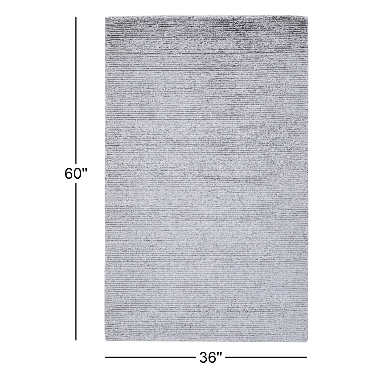 Danberry Hand-Tufted Wool Shag Rug, Rectangle 3' x 5'