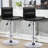 Watanabe Swivel Upholstered Adjustable Height Counter Stool with Metal Frame-28662788