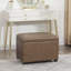Repose-pieds 24 po en similicuir avec rangement-469149732