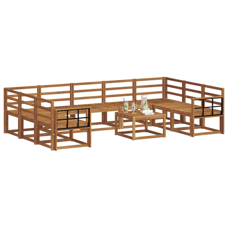 304cm Wide Patio Sectional Set