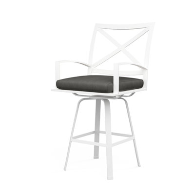 Bristol Patio Bar Stool with Cushion by Sunset West