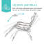 Fauteuil inclinable zéro gravité avec coussin Talecia-50777990