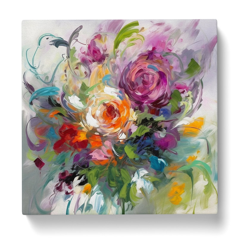 Floral Gestural Art No.6 - Print